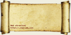 Olga Cincar vizit kartica